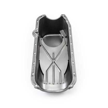 Chevy SBC 350 2Pcs Rms 1980-85 P/Side Replacement Oil Pan [Natural]