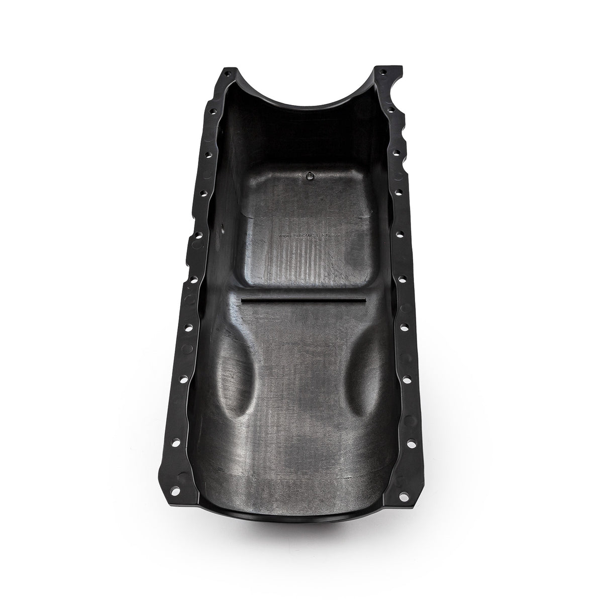Chevy BBC 454 1Pc Late Gen 5 & 6 1991 - Up Black Finned Aluminum Oil Pan