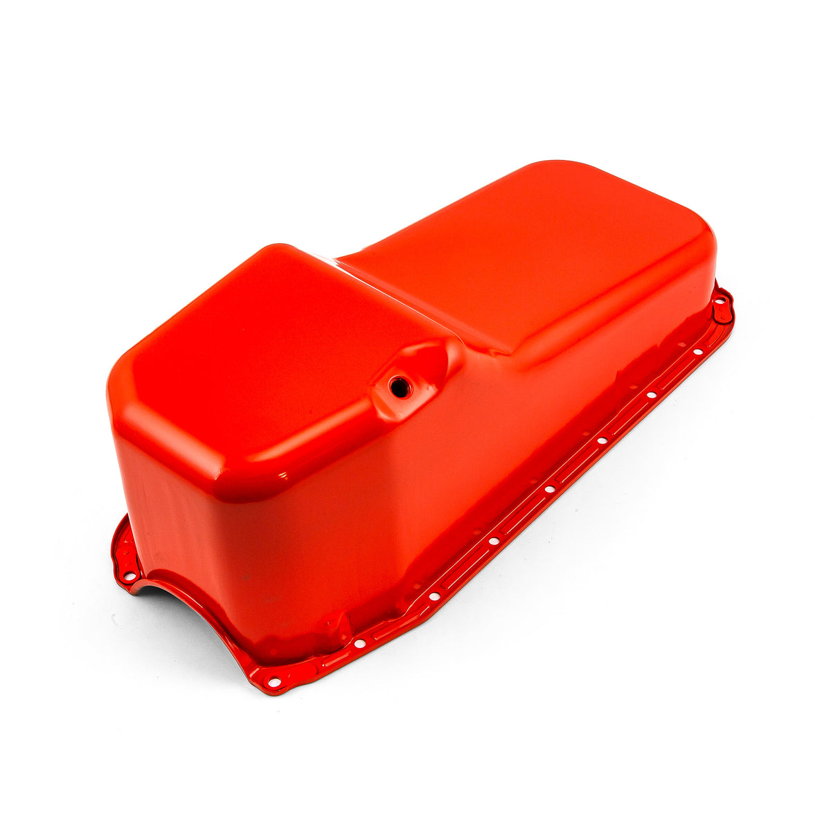 Chevy SBC 350 2Pcs Rms 1980-85 P/Side Replacement Oil Pan [Orange]