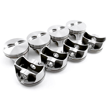 Chevy SBC 383 ci 6.0" 4.020" 1.100" 0.927" Flat Top Forged Pistons 2.5mm