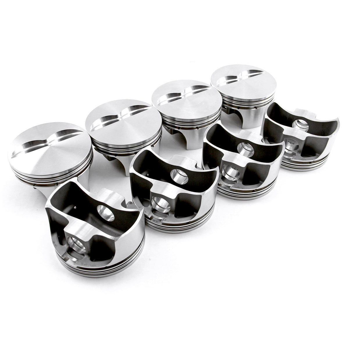 Chevy SBC 383 ci 6.0" 4.030" 1.125" 0.927" Flat Top Forged Pistons