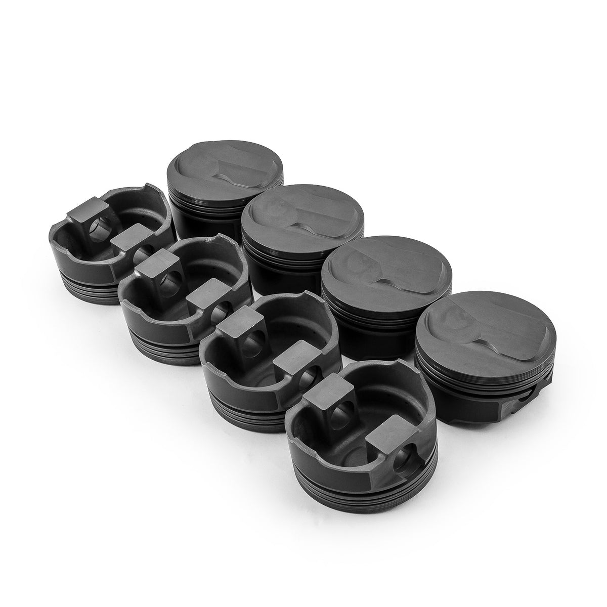 Chevy BBC 454 6.385" 4.600" Bore 1.270" 0.990" Dome Top Forged Pistons