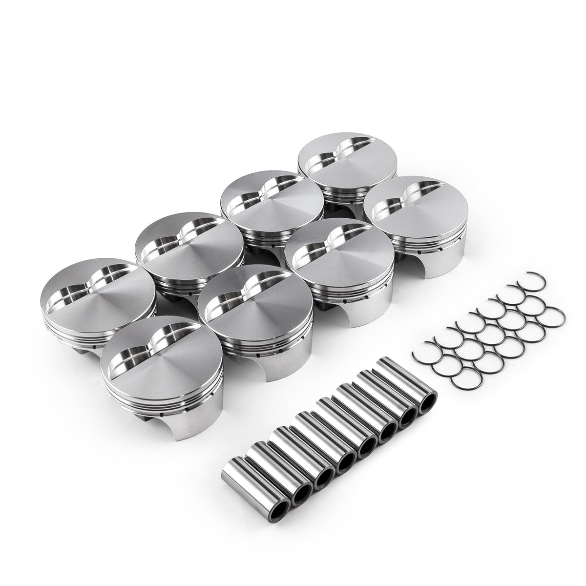 Chevy SBC 383 ci 6.0" 4.060" 1.100" 0.927" Flat Top Forged Pistons