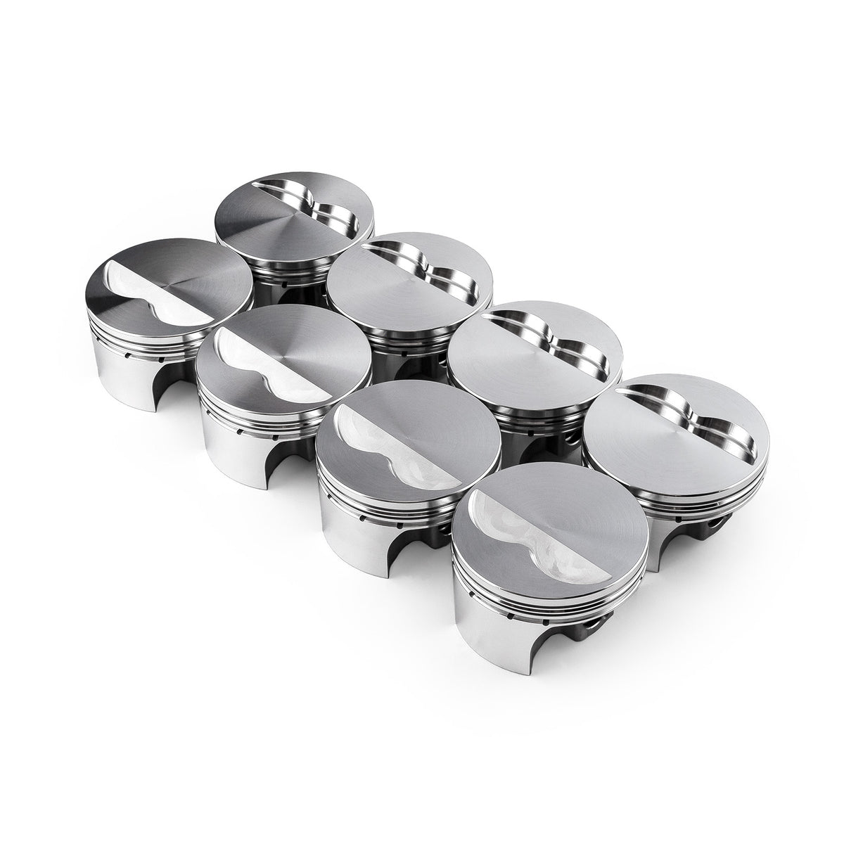 Chevy SBC 383 ci 5.7" 4.000" 1.425" 0.927" Flat Top Forged Pistons