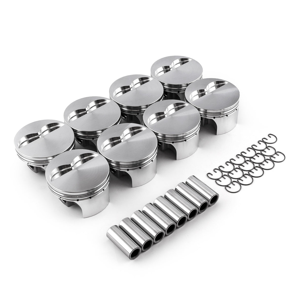 Chevy SBC 383 ci 5.7" 4.000" 1.425" 0.927" Flat Top Forged Pistons