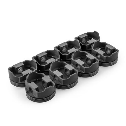 Chevy SBC 383 ci 6.0" 4.020" 1.100" 0.927" Flat Top Hyper Pistons [Coated]