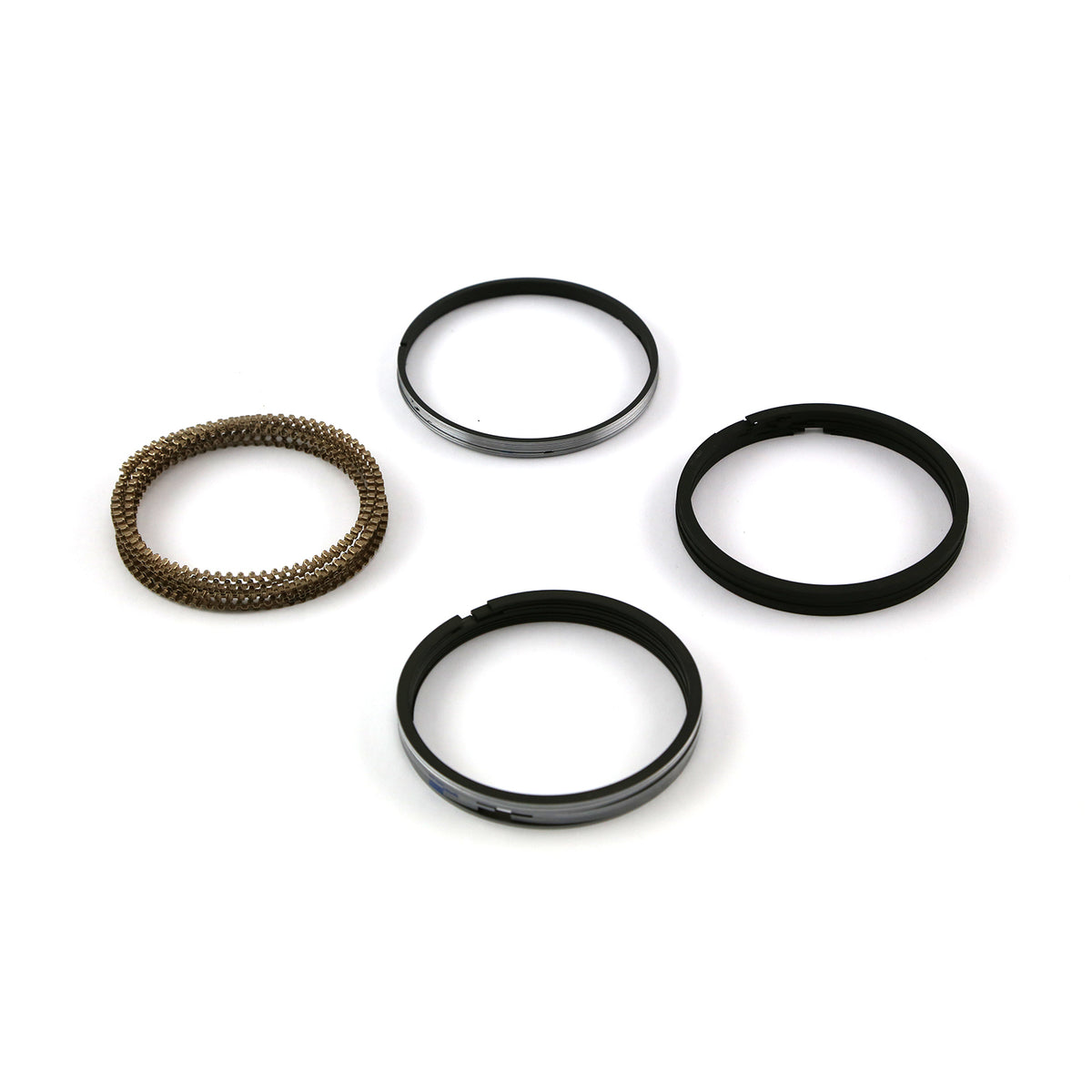 4.500" Bore - 1.5 - 1.5 - 3mm Plasma Moly Piston Ring Set - Zero Gap