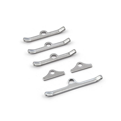 Ford SB 289 302 351 Windsor 4 1/2" Chrome Valve Cover Hold Down Spreader Bars
