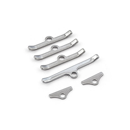 Ford SB 289 302 351 Windsor 4 1/2" Chrome Valve Cover Hold Down Spreader Bars