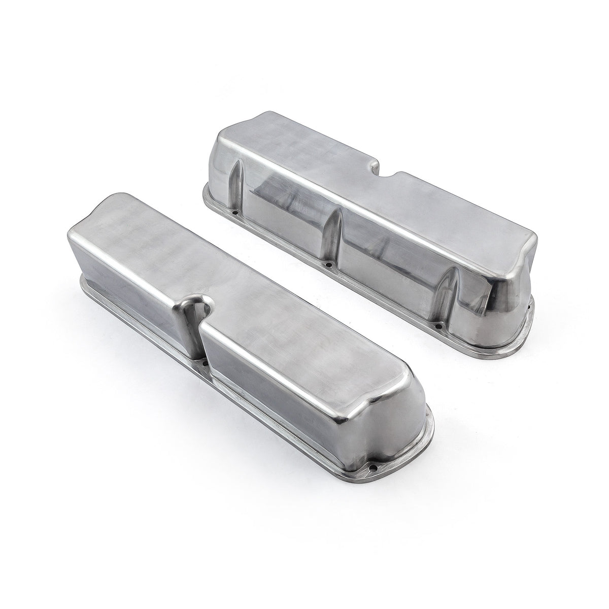 Ford SB 289 302 Windsor Aluminum Plain Valve Cover - Tall w/o Hole