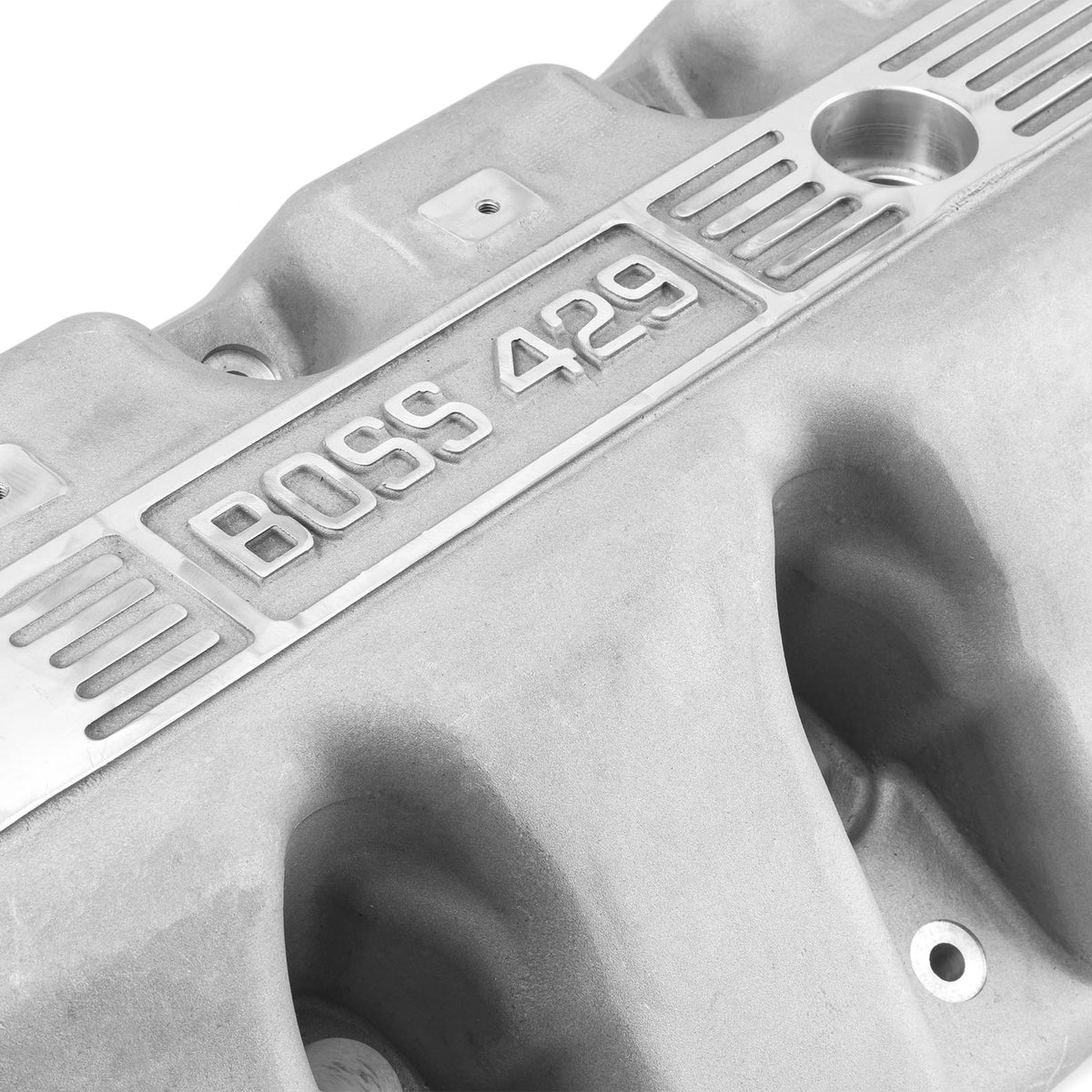 Ford Boss 429 Cast Aluminum Valve Covers - Silver