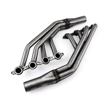Chevy LS Camaro 10-14 Raw Steel Exhaust Headers O2 Sensor Insertion