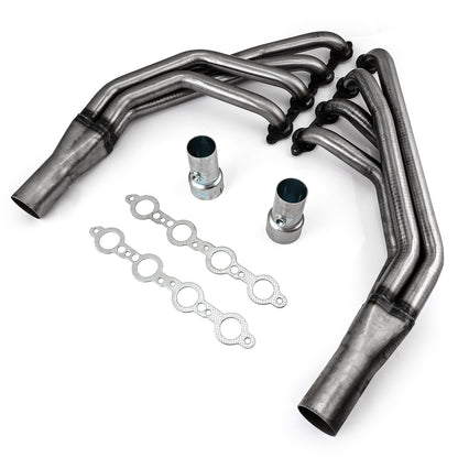 Chevy LS Camaro 10-14 Raw Steel Exhaust Headers O2 Sensor Insertion