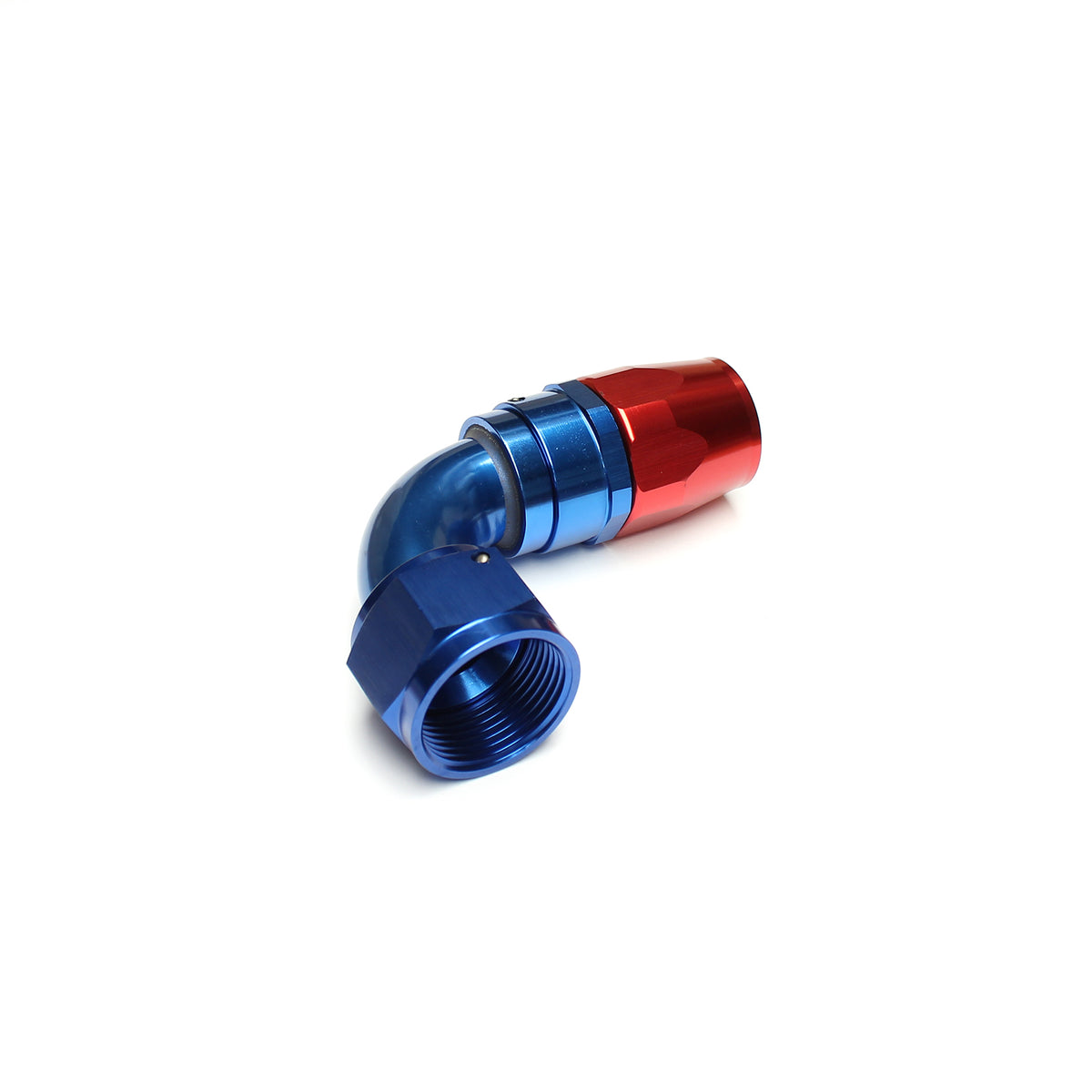 90 Degree Aluminum Swivel Braided Hose End Fitting -12 AN
