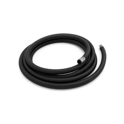 -10 AN 9/16" Black Nylon Fuel Oil Braided Hose Line - 4m / 13ft