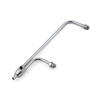 Holley Double Pumper Carburetor Chrome Fuel Line (3/8" Inlet 9 5/16" Centres)