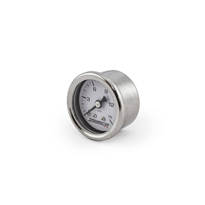 1-1/2" 0-15psi Fuel Pressure Gauge (Non Liquid)