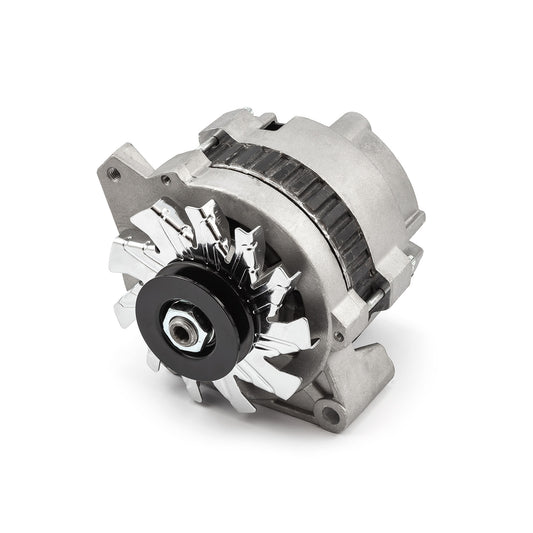 Universal GM 7935 CS130 V-Belt 130 Amp Alternator [Satin]