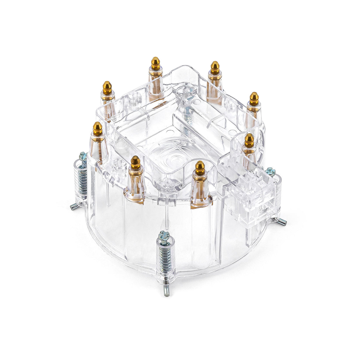 HEI Replacement Distributor Cap Brass Terminals - Clear