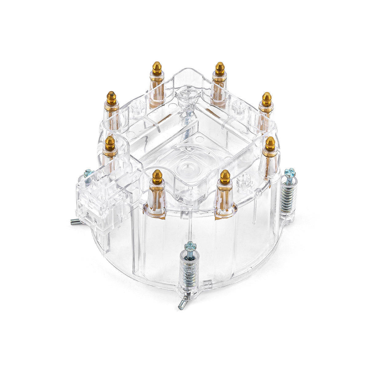 HEI Replacement Distributor Cap Brass Terminals - Clear