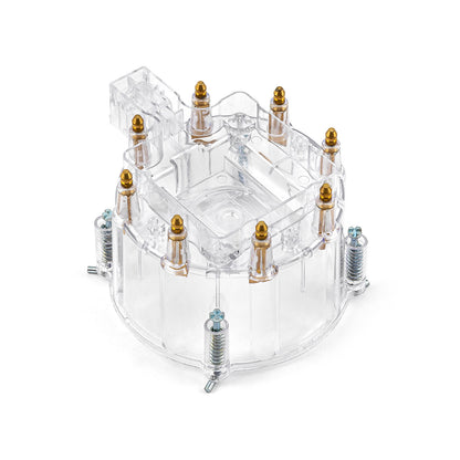 HEI Replacement Distributor Cap Brass Terminals - Clear