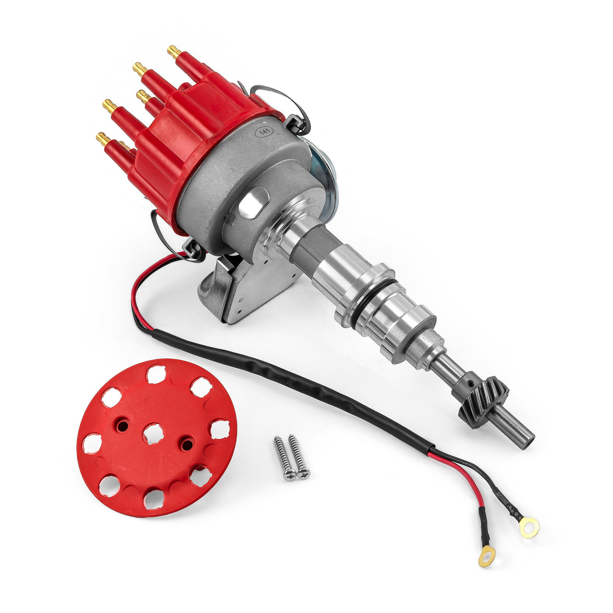 Ford SB 289 302 Windsor 7000 Series Ready to Run Distributor [Red]