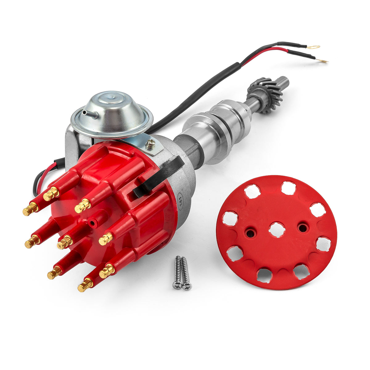 Ford SB 289 302 Windsor 7000 Series Ready to Run Distributor [Red]