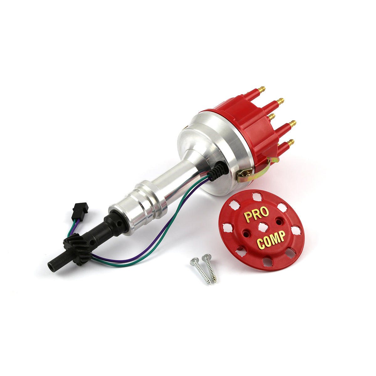 Ford 289 302 Windsor 8400 Series Pro Billet Distributor [Red]