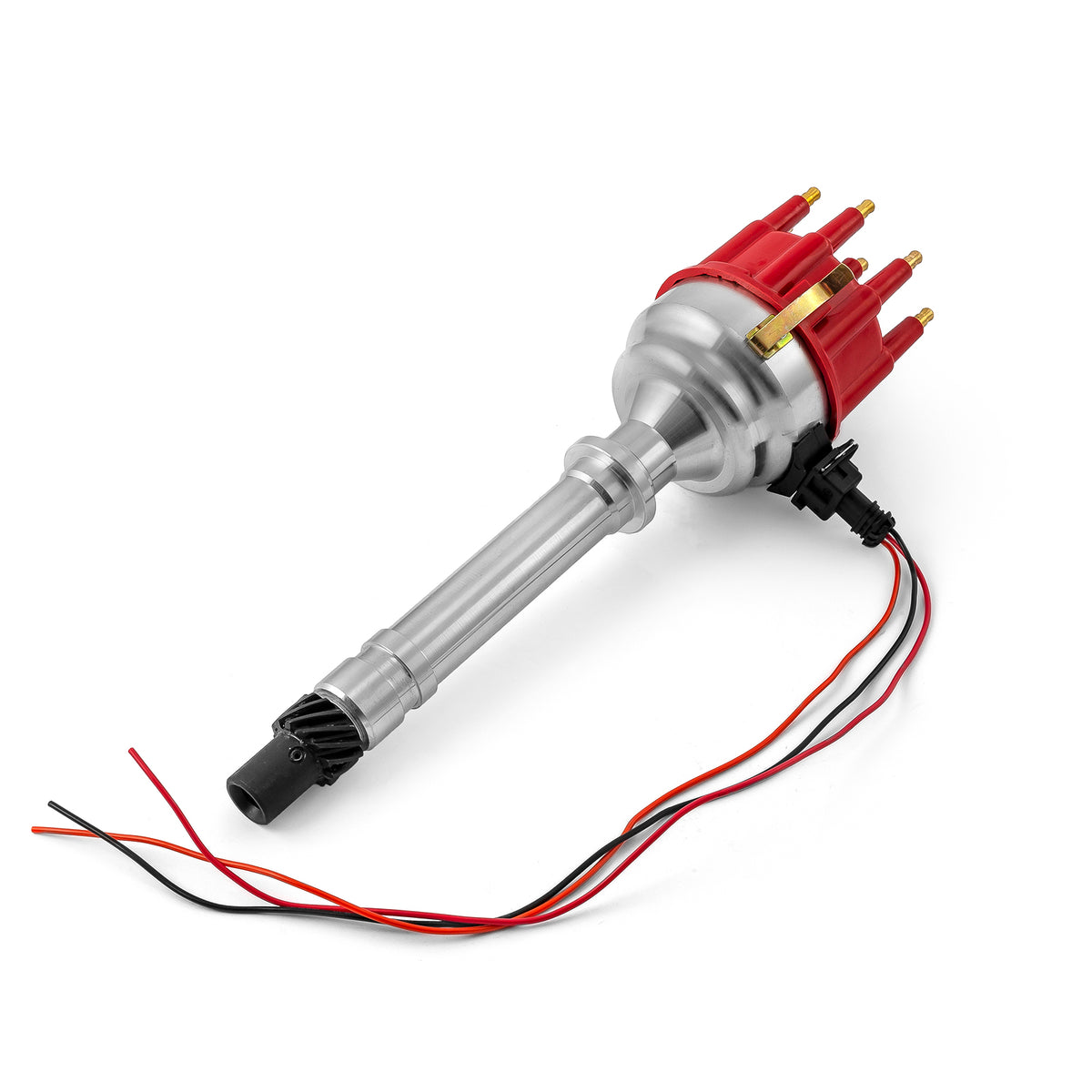 Chevy SBC 350 BBC 454 8020 Series Pro Billet Ready to Run Distributor [Red]