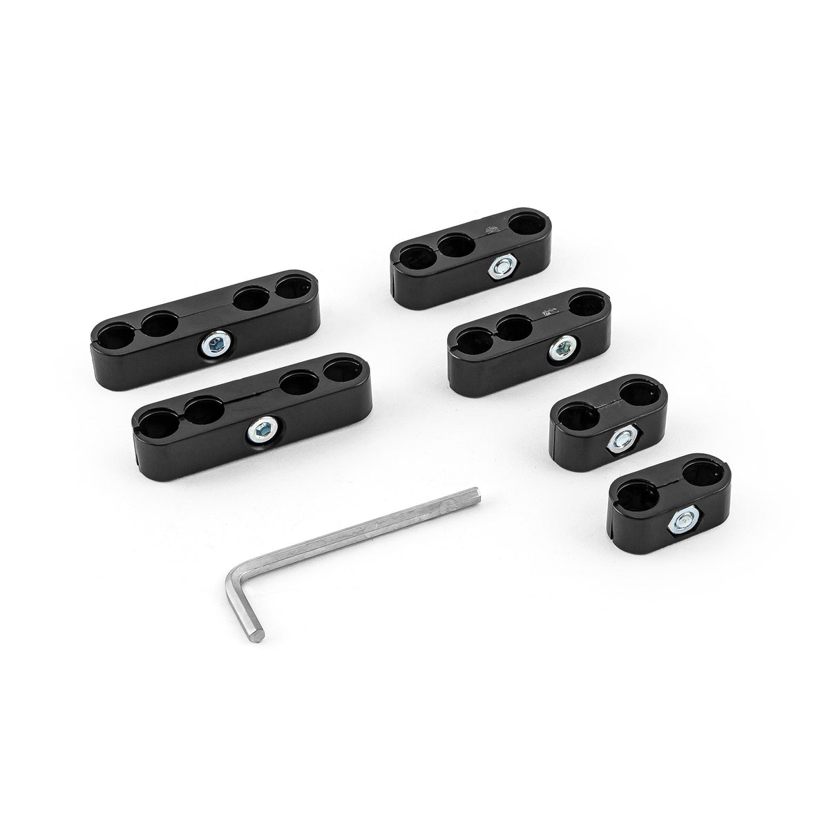Universal Black Plastic Pro 7 - 9.5mm Spark Plug Wire Separator Set