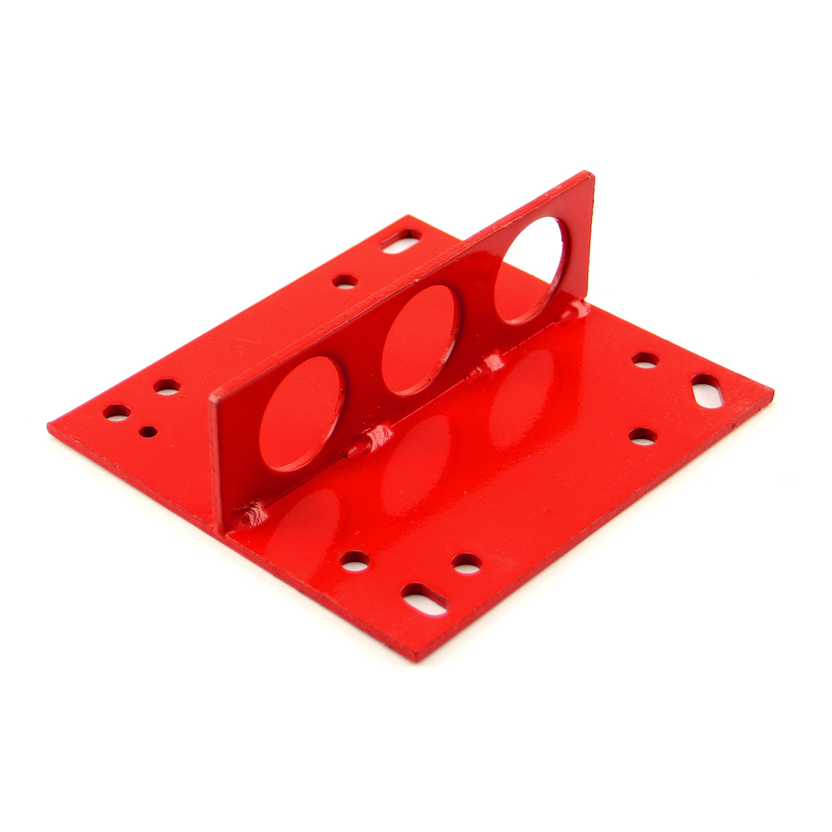 Universal 4 Barrel 4150 Intake Manifold Steel Engine Lift Plate - Red