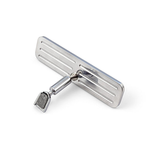 Ball Milled Billet Aluminum 9 1/4" Rear View Mirror