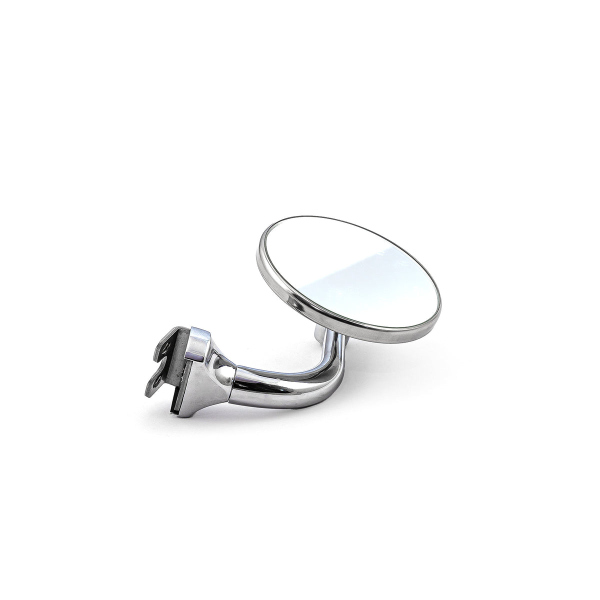 3" Round Peep Style Polished Stainless Steel Mirror - Fits L & R Doors