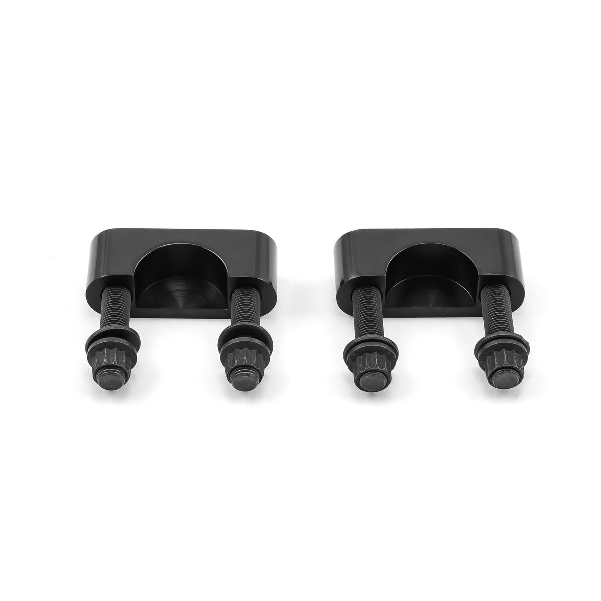 1350 Billet U-Joint Girdles Caps Anodized Black