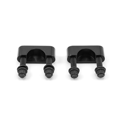 1350 Billet U-Joint Girdles Caps Anodized Black