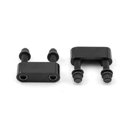 1350 Billet U-Joint Girdles Caps Anodized Black