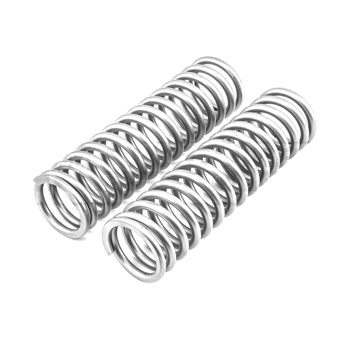 450 lbs./in. Spring Rate 7" Tall Coil Over Shock Springs - Silver (Pair)