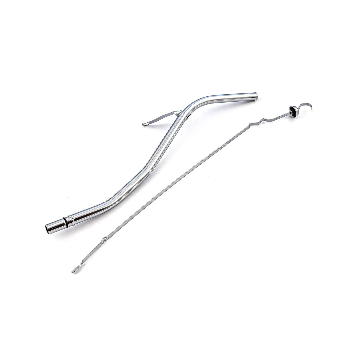 Chevy Gm Turbo Th400 24" Transmission Dipstick and Tube to Chrome