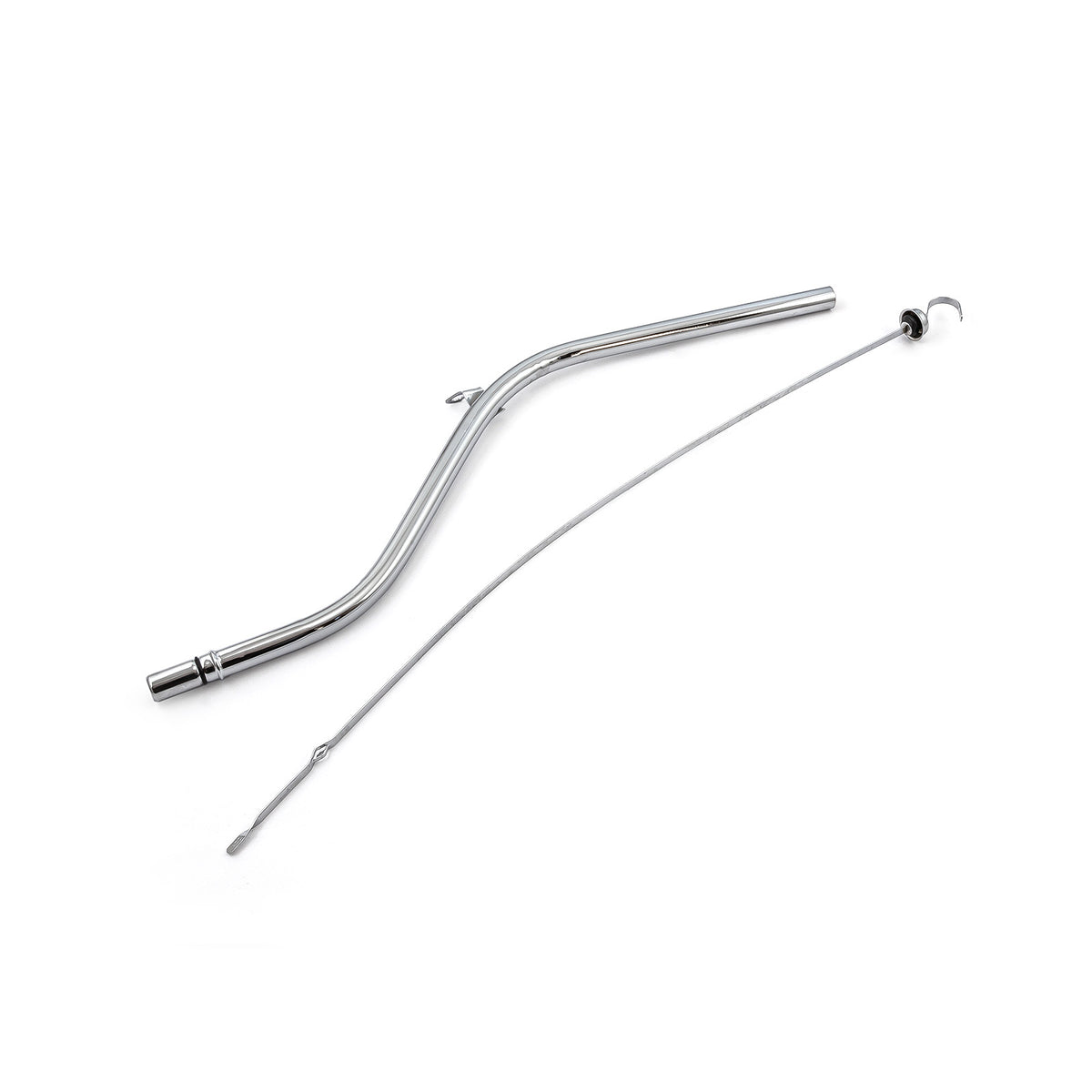 Chevy Gm Turbo Th350 27" Transmission Dipstick and Tube to Chrome