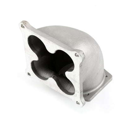 101mm EFI Throttle Body Race Elbow 4500 Carb Flange for LS2 Series 4 Bolt