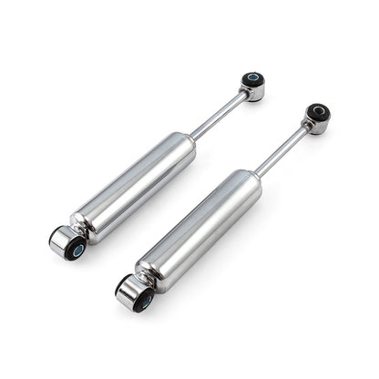 Shorty Chrome Shock Absorbers MonoTube Hot Rod 15" Extended 10" Collapsed