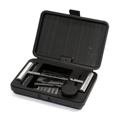 28pc Tire Puncture Repair Kit Fix Motorcycle Car Truck - Hard Case