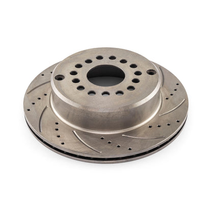 Brake Rotor Rear  Left Drilled Slotted 12.375" Dia. 2.785" Center