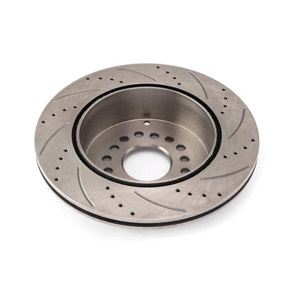 Brake Rotor Right Rear Drilled Slotted 12.375" Dia. 2.785" Center