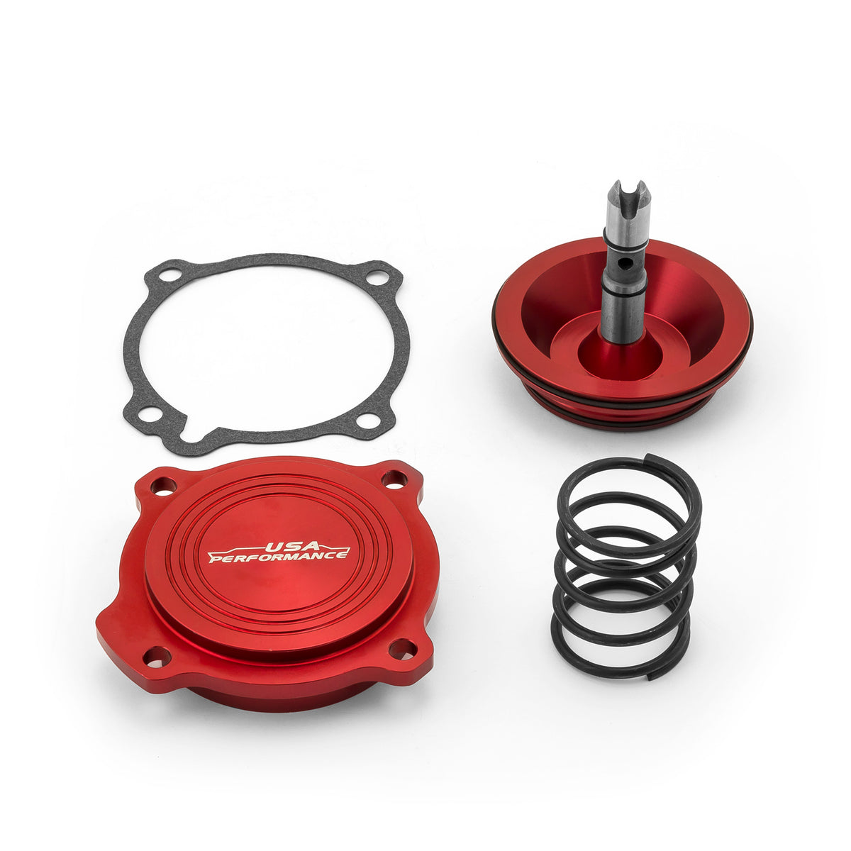 Ford C4 C5 Automatic Transmission Billet C Ratio Servo Piston Kit [Red]