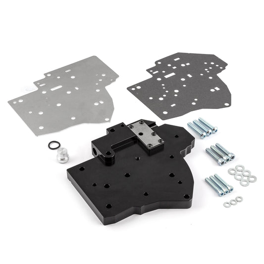 GM TH400 Transmission Billet Aluminum Full Manual Valve Body - Black