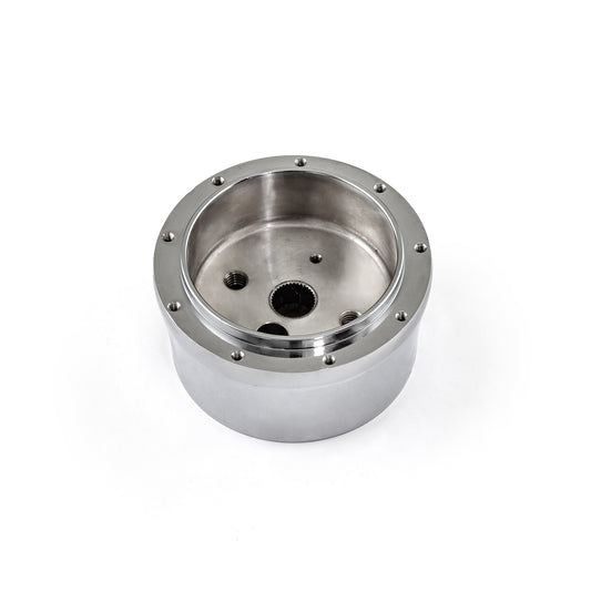 9 Bolt Chrome Aluminum Steering Wheel Hub Adapter