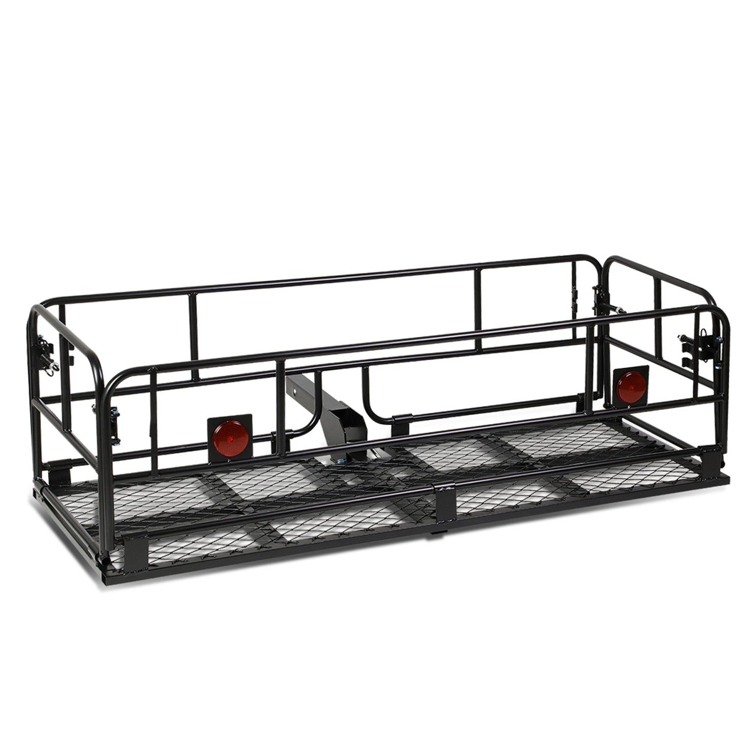 PORTAEQUIPAJE CARGO CARRIER - UNIVERSAL - 2" HITCH - 150X60X45CM - FOLD UP - POWDERCOATED - BLACK