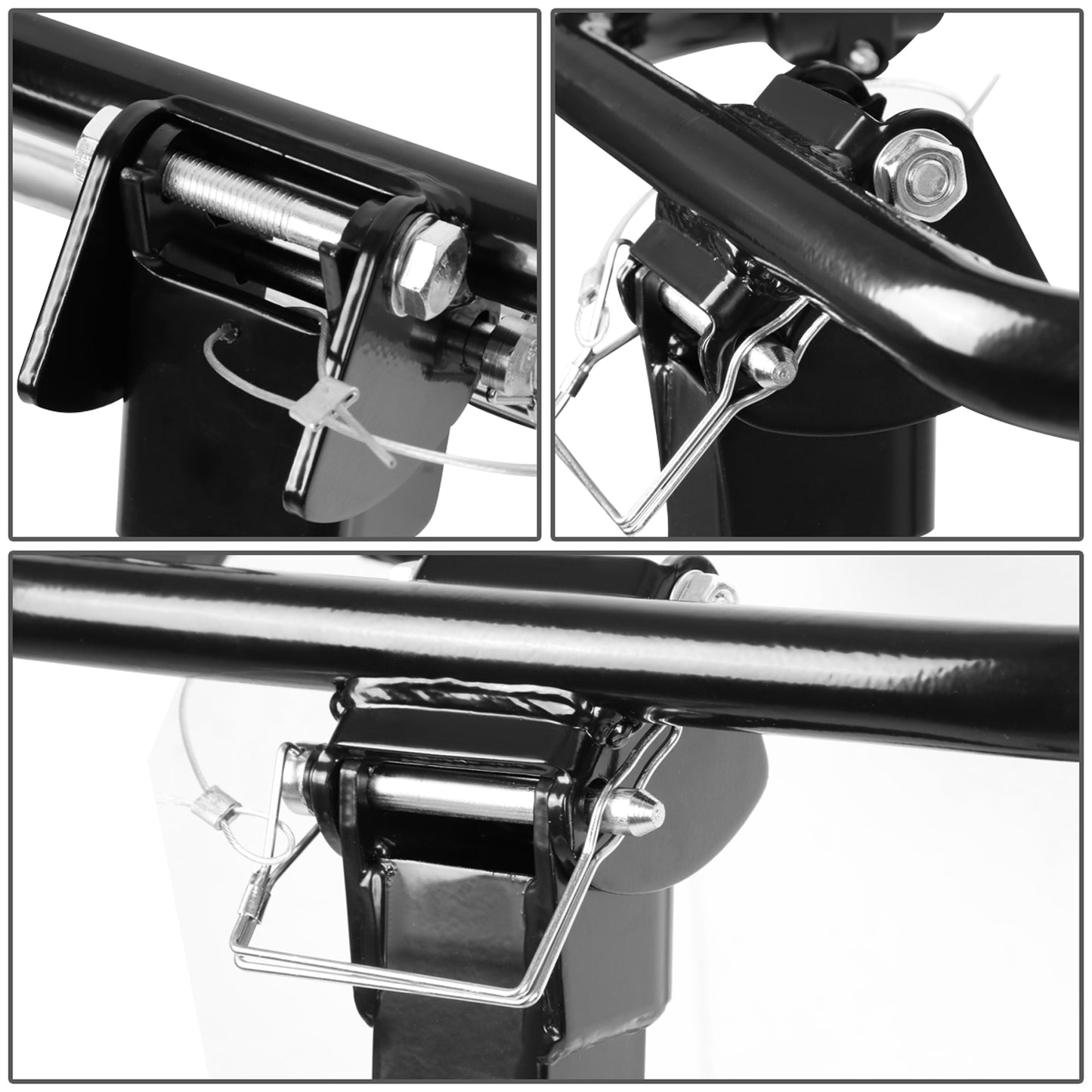 PORTAEQUIPAJE BICYCLE RACK CARRIER - MOUNT REAR TRAILER - 2" - POWDERED COATED - UNIVERSAL