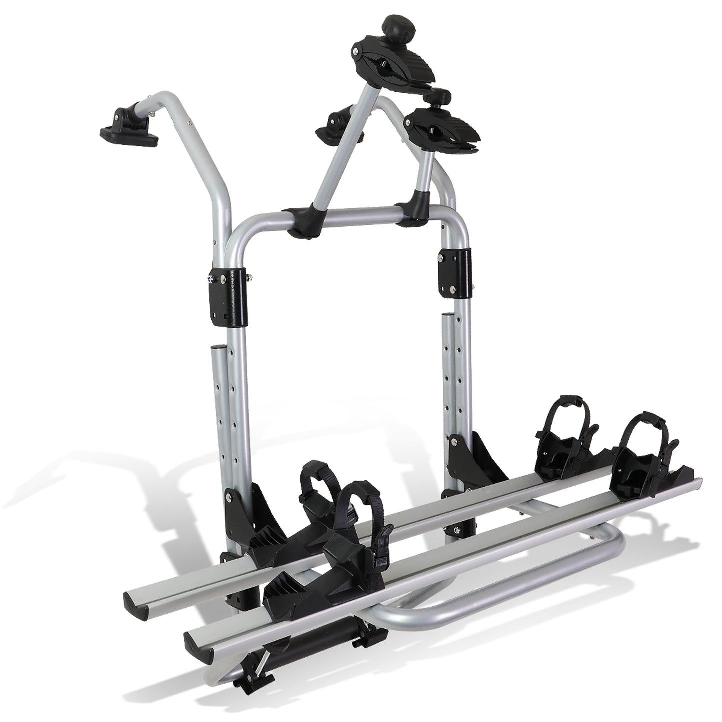 PORTAEQUIPAJE BICYCLE RACK CARRIER - REAR CAR TRAILER ARM - POWDERED COATED - UNIVERSAL